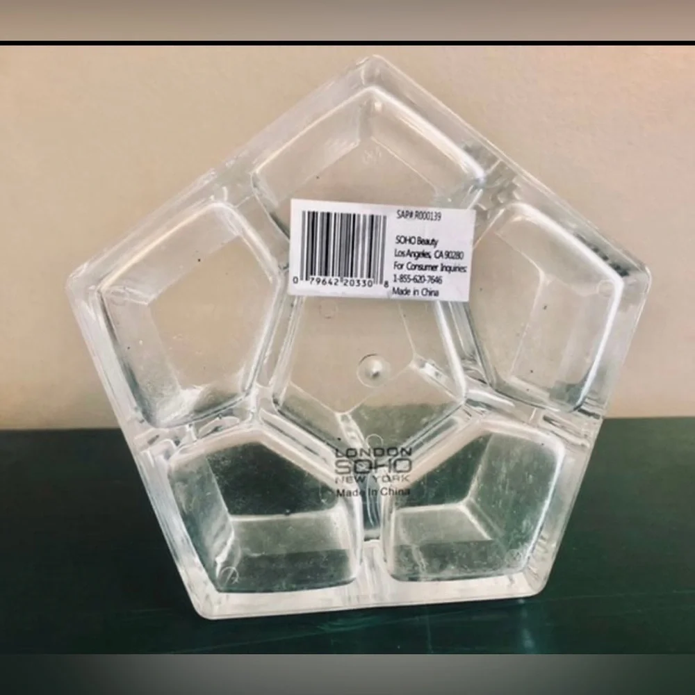 (2) Acrylic MakeUp Storage Organizers